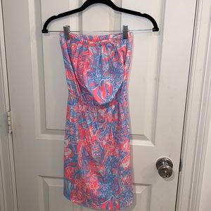 Lilly Pulitzer strapless mini dress